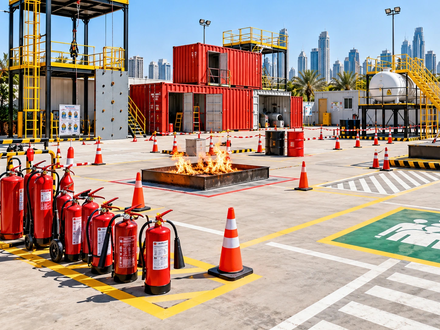 Fire safety equipment training